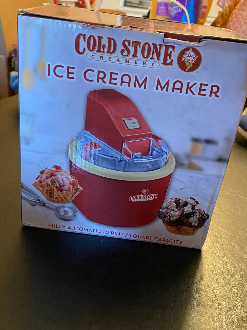 Cold Stone Red Ice Cream Maker - Fully Automatic